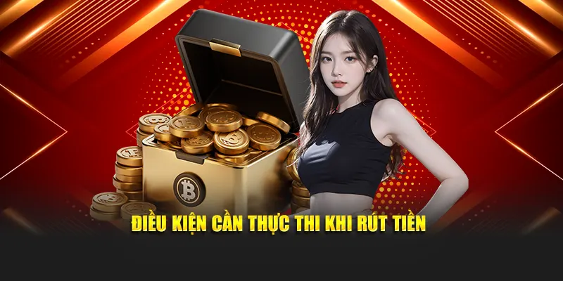 Điều kiện cần phải thực thi khi thực hiện rút tiền