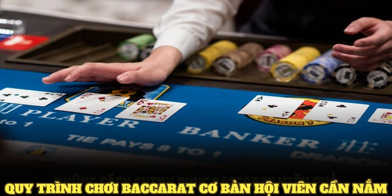 Quy trình cách chơi baccarat cơ bản hội viên cần nắm